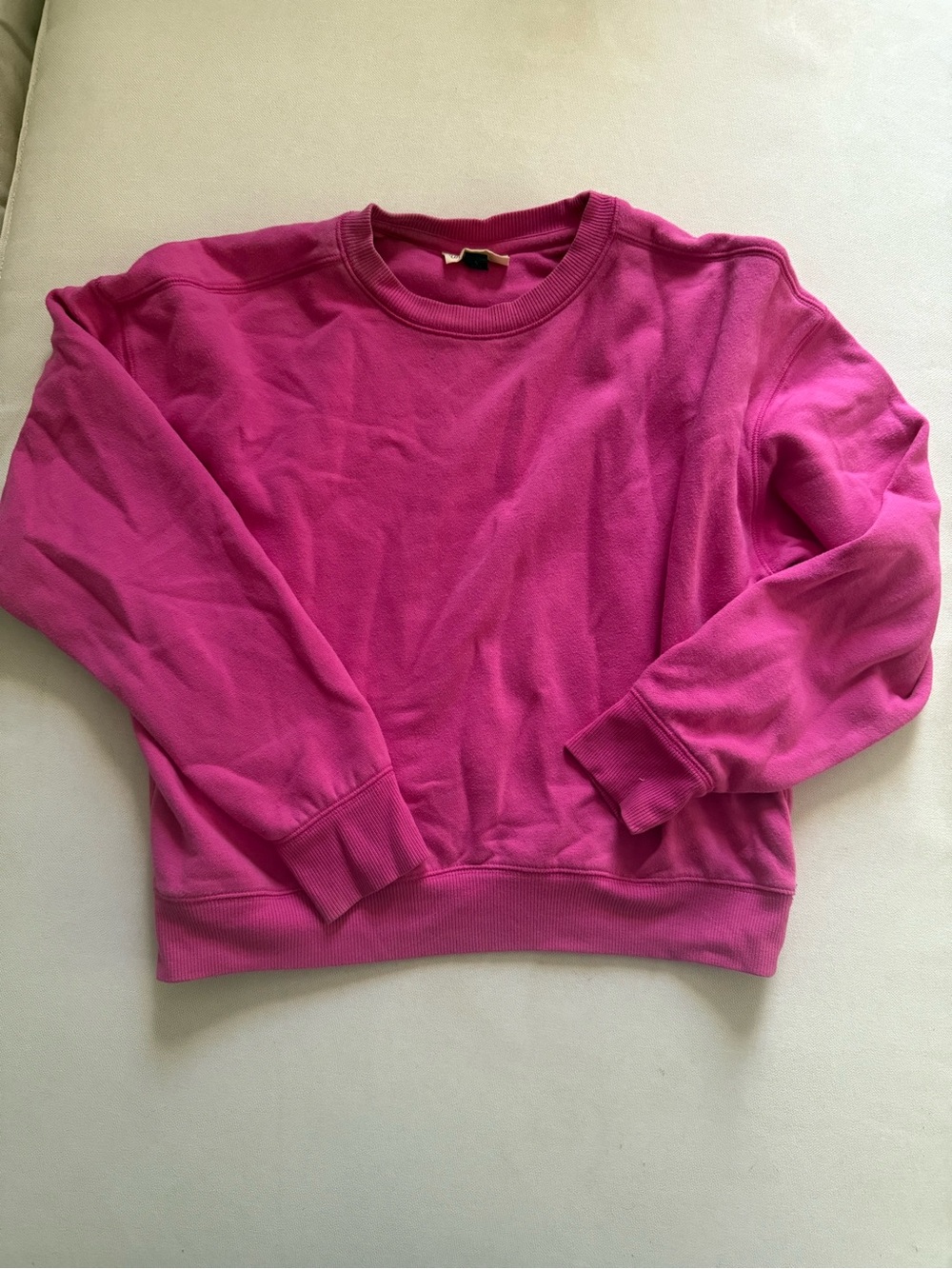 Women's Crewneck Pullover Sweater - Pink